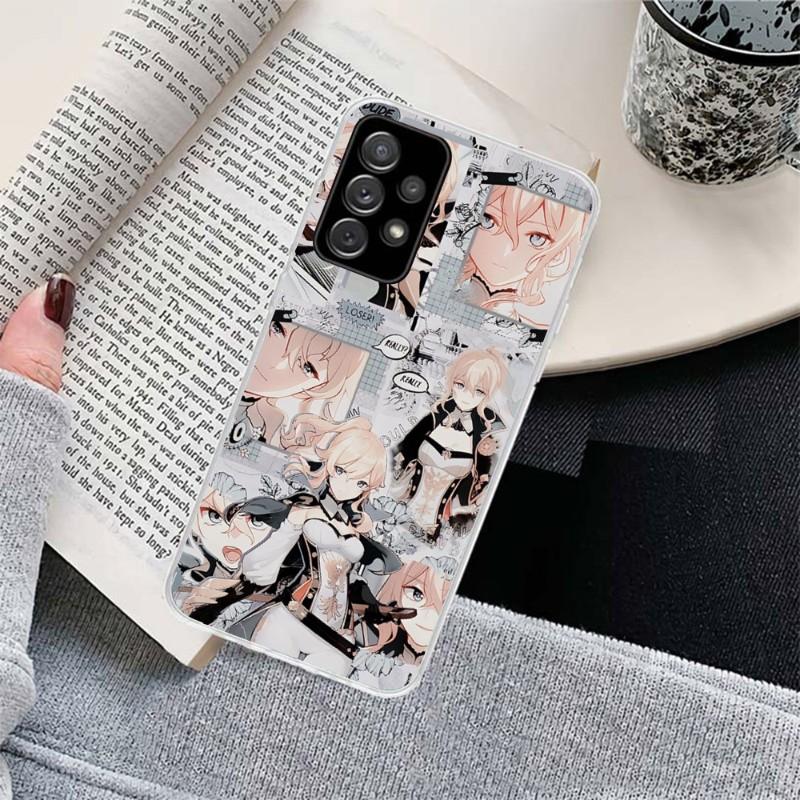 

Чехол для телефона Genshin Impact для Samsung Galaxy S10 S21 S22 Plus Ultra A91 A51 A21S A12 Прозрачный чехол для телефона Samsung A91