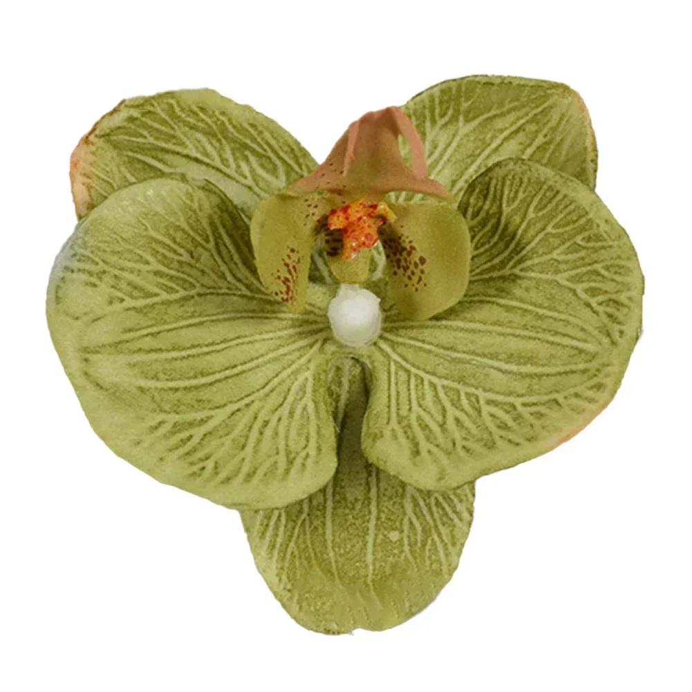 6 Colors Silk Orchid Phalaenopsis Artificial Flower Butterfly Orchids Fake Flower For Home Christmas  Wedding Decoration Flores