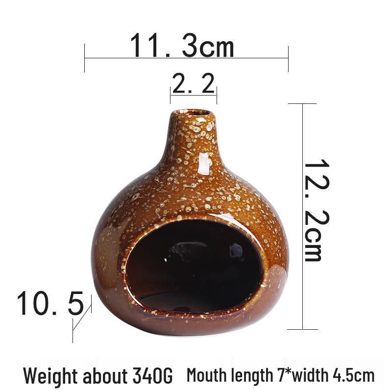 Sage & Cedar Incense Burner - Small Demagnetizing Fireplace for Purification