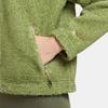 Nike Solid Color Letter Print Zip-Up Hoodie Women Outerwear Green DQ6269-334