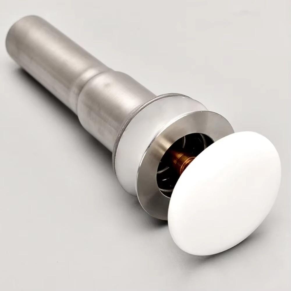 Schwarzes Keramik-Spülbecken-Abflussventil Multifunktionale Badezimmer-Accessoires Druckknopf-Stöpsel Federbelasteter Spülbecken- und Waschbecken-Abflussstopfen