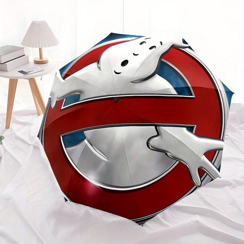 1pc GhostbustersGhost Themed High-quality Umbrella,Automatic Opening and Closing Umbrella,Multi-functional Umbrella G0811118