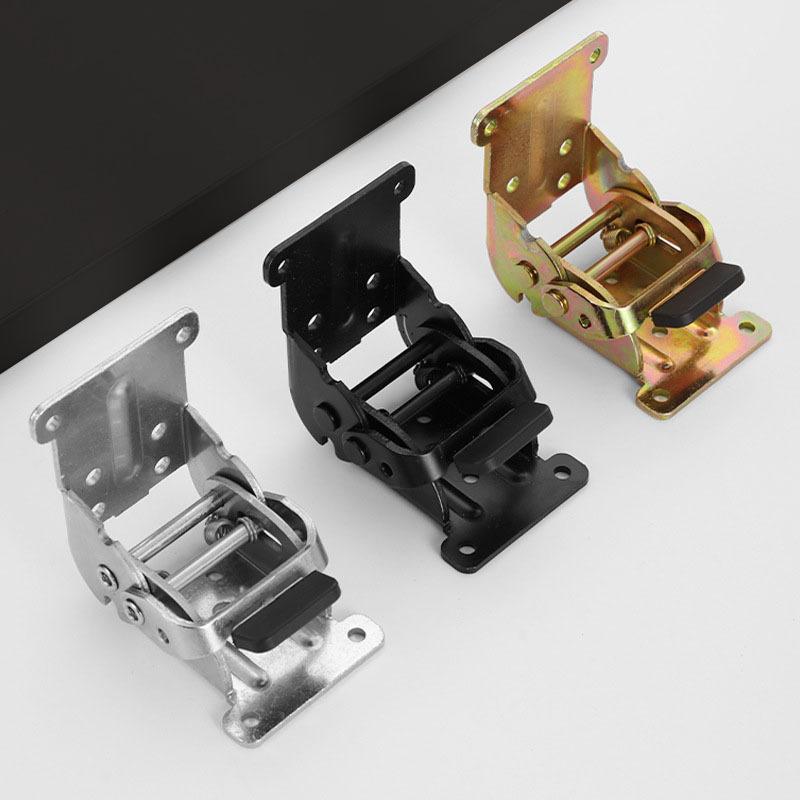 1/4Pcs Connecting Hinges 180 And 90-degree Self-locking Folding Hinges For Table Legs Hardware Accessories