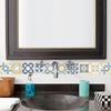 10pcs Bohemia Style Tiles Floor Stickers Kitchen Bathroom Ground Home Decor Wear-resistant Waterproof Frosted Art Wallpaper