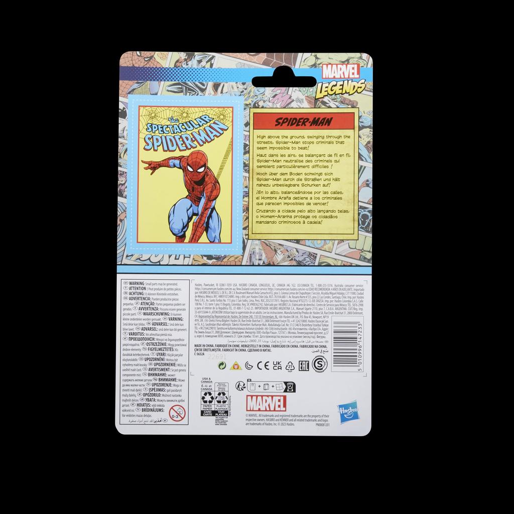 Marvel Legends Series Retro 375 Collection Spider-Man 3.75-inch Action Figure