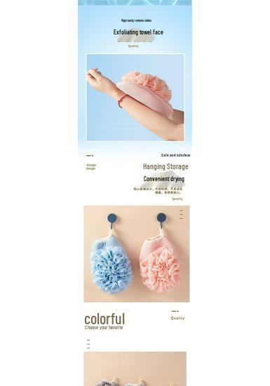 Double-Sided Exfoliating Bath Gloves & Scrubbing Towel Set for Women