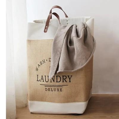 1Pcs Large Capacity Laundry Basket Dirty Clothes Basket Fabric Laundry Basket Folding Storage Basket Household Storage Box