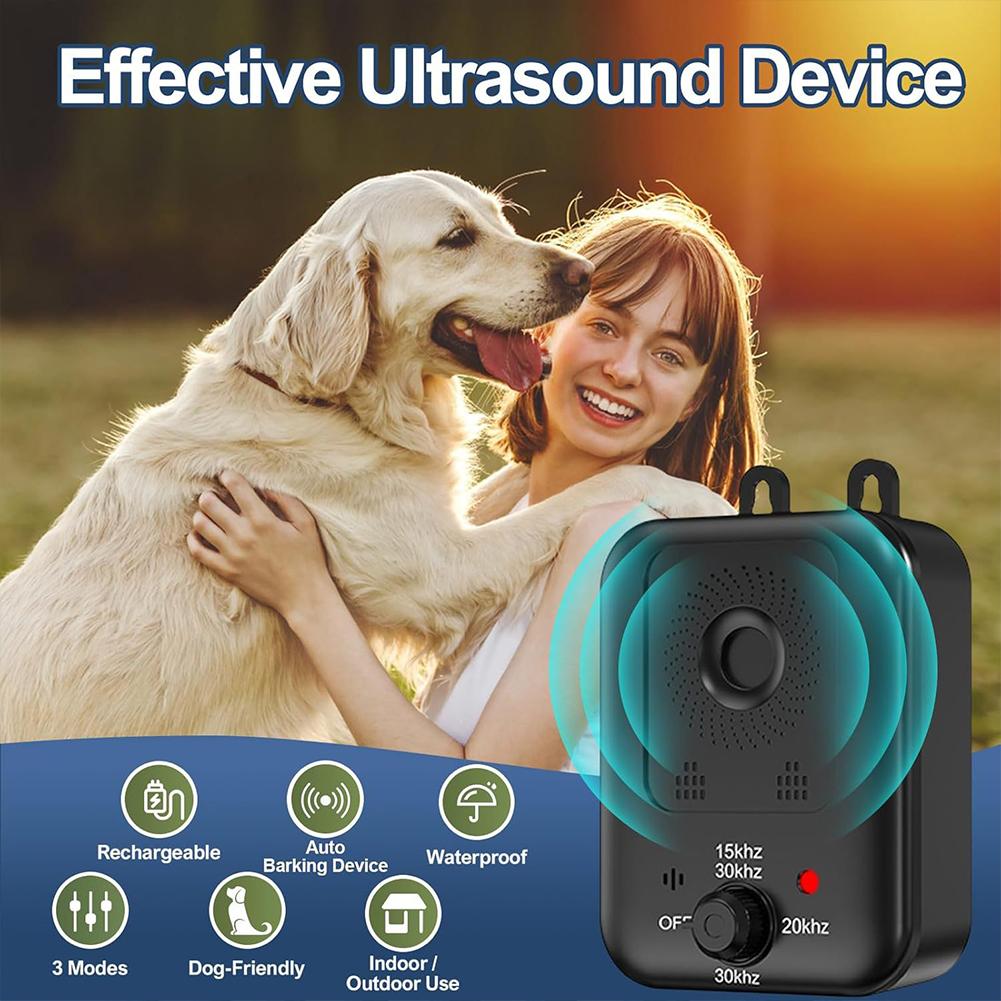 

Anti Barking Devices with 3 Modes Auto Barking Control Devices 50FT Range Ultrasonic Dog Bark Deterrent Device for All Dog Sizes China Mainland