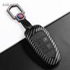 Abs Carbon Fiber Style Car Key Case Cover For Hyundai Santa Fe Tucson  Nexo Nx4 Atos Prime Solaris Protected Fob Accessories