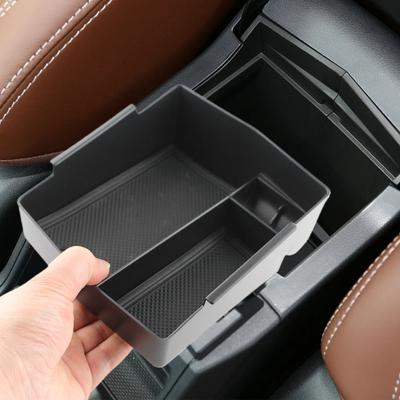 Bandeja Organizadora do Console Central do Carro para Subaru Forester 2019 2020 2021 2022 2023 2024 Acessórios Caixa de Armazenamento do Apoio de Braço Central