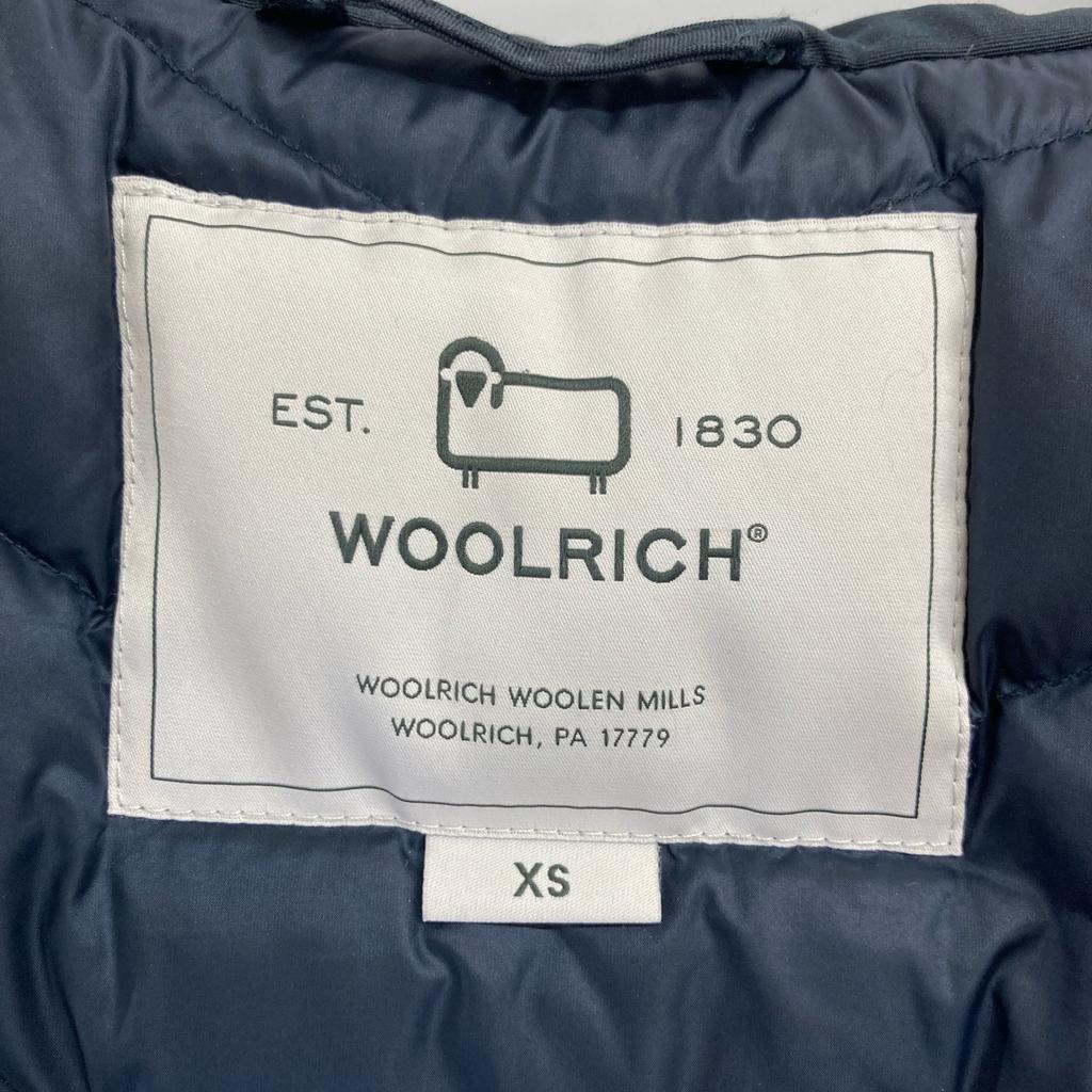 WOOLRICH WWOU0551 Dark Navy BOW BRIDGE PARKA coat XS Dark navyUsed