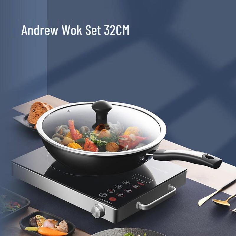 KOBACH Andrew 32cm Wok Set