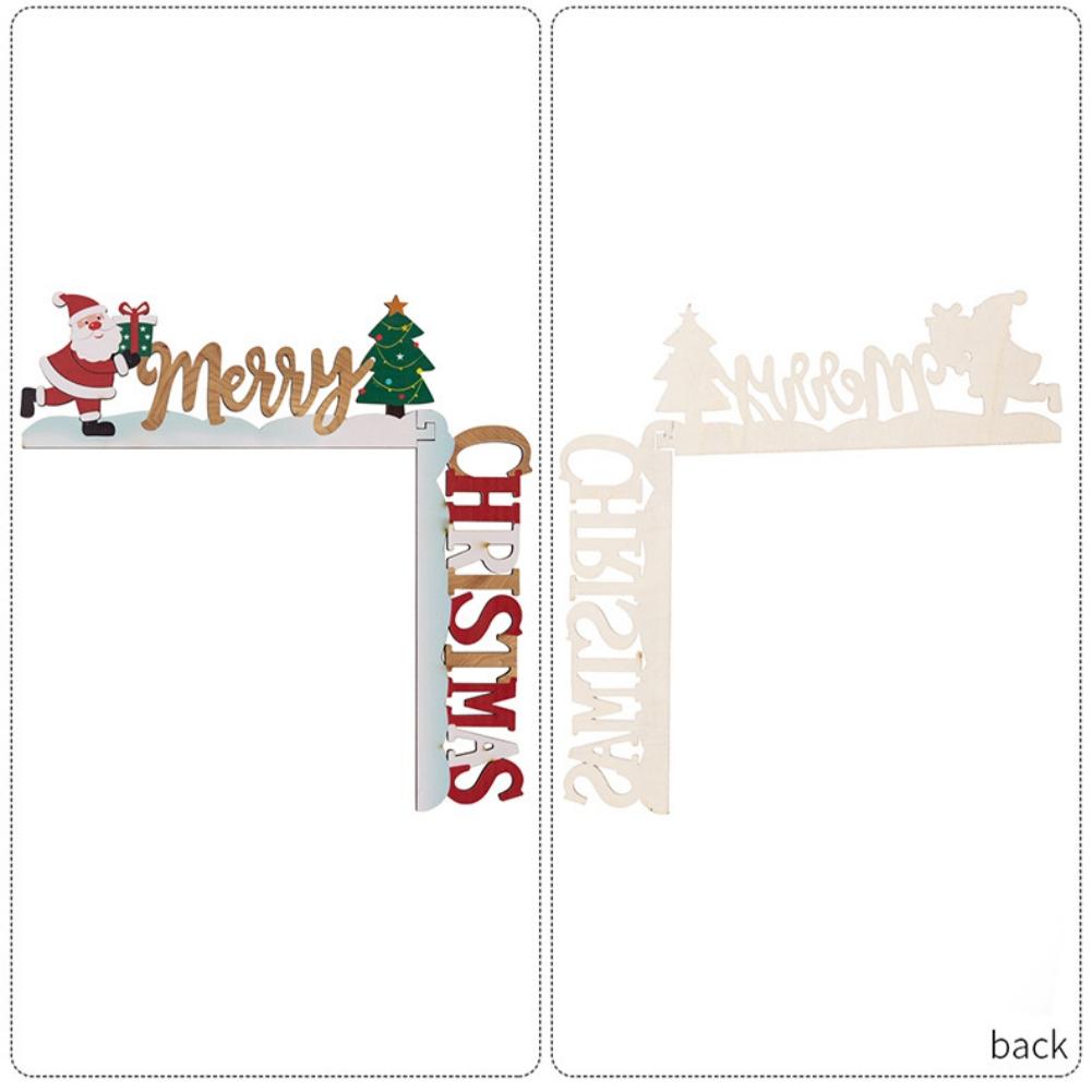 Christmas Door Frame Ornament 8 x 5 Inches Christmas Decorations For Living Room Reading Room Classroom Kitchen Restroom
