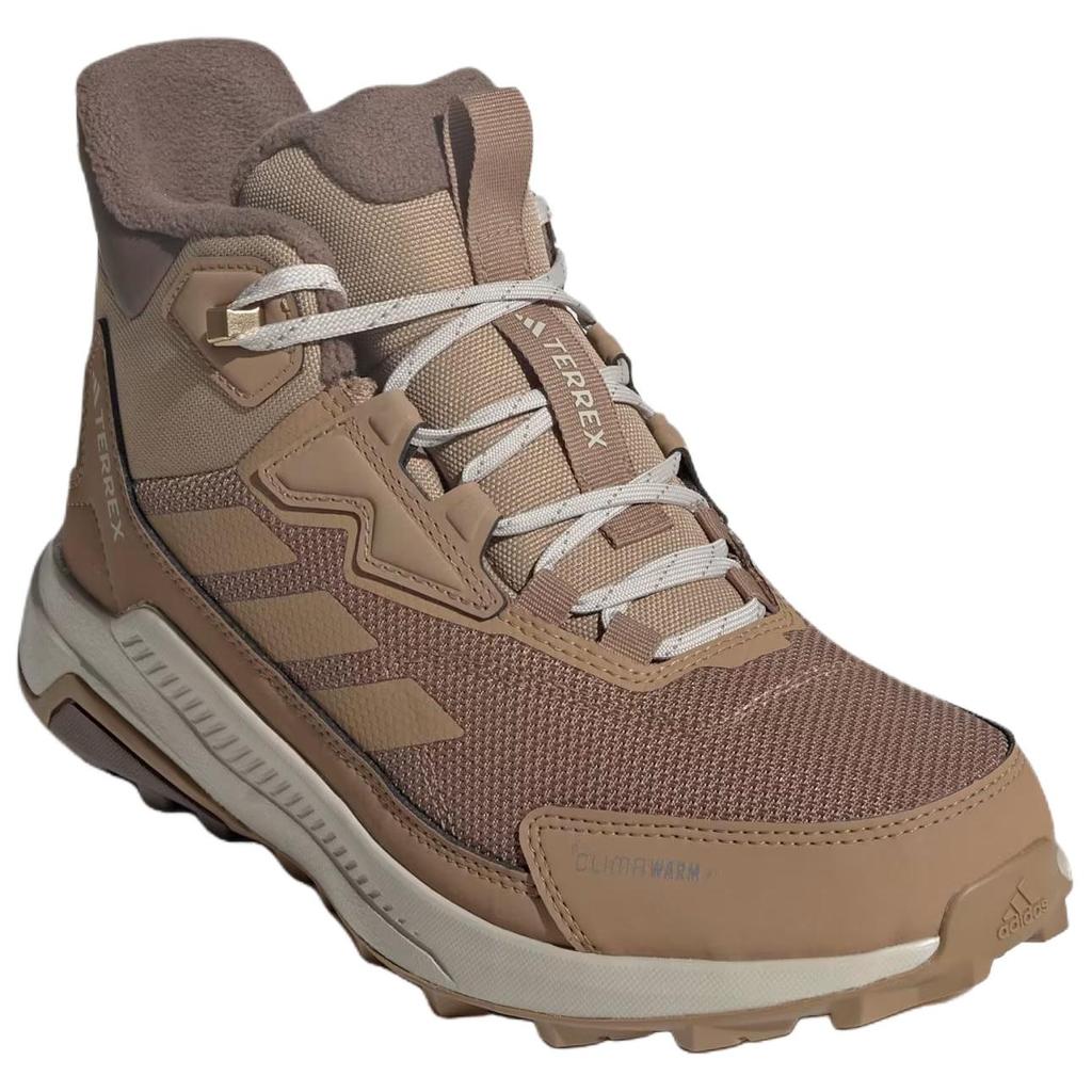 Adidas Terrex Anylander Climawarm Comfortable Versatile Warm Waterproof Breathable Hiking Shoes Women Hiking Shoes Brown JS1432