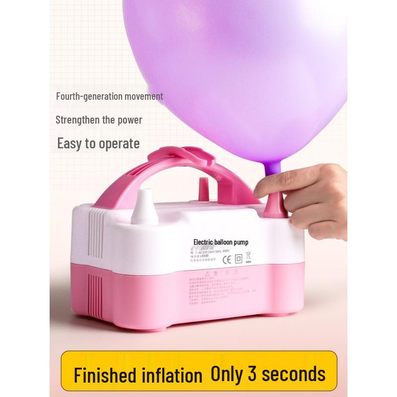 Automatic Electric Balloon Inflator Pump - Dual Mode: Manual & Electronic - Free Shipping