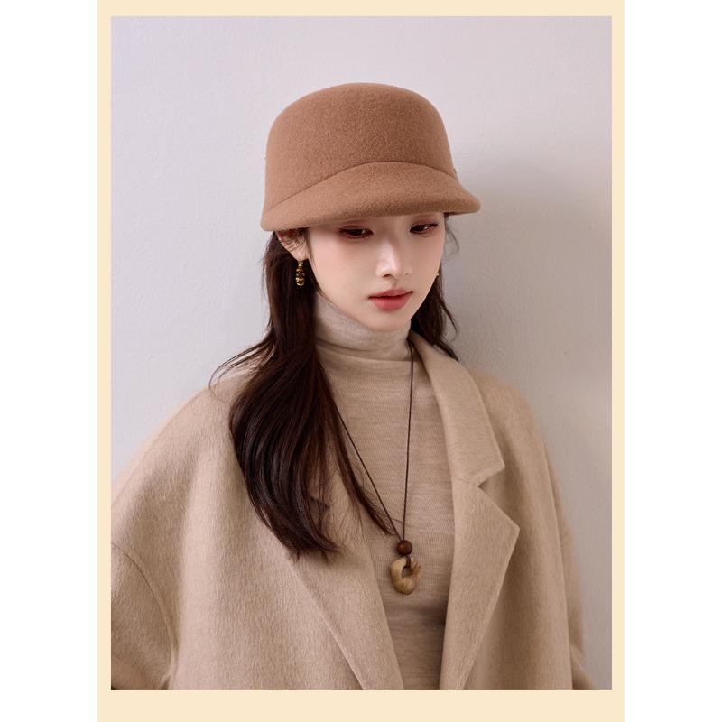 Women S Simple Elegant Solid Beret Hat For Autumn Winter