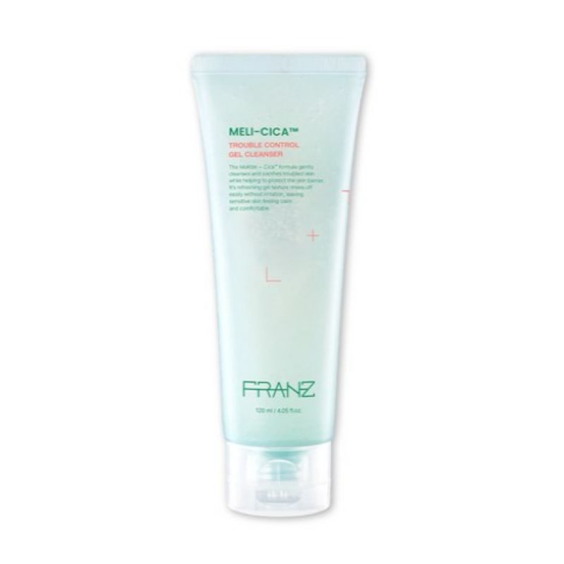 FRANZ Melissica Trouble Gel Cleanser 120ml – Low pH Acne Soothing Facial Cleanser for Sensitive Skin