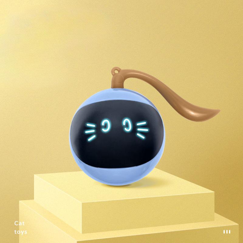 Pet Little Magic Ball Hračka pro kočku Elektrická kočka Funny Ball Inteligentní automatický rolovací míč Funny Cat Toy Ball