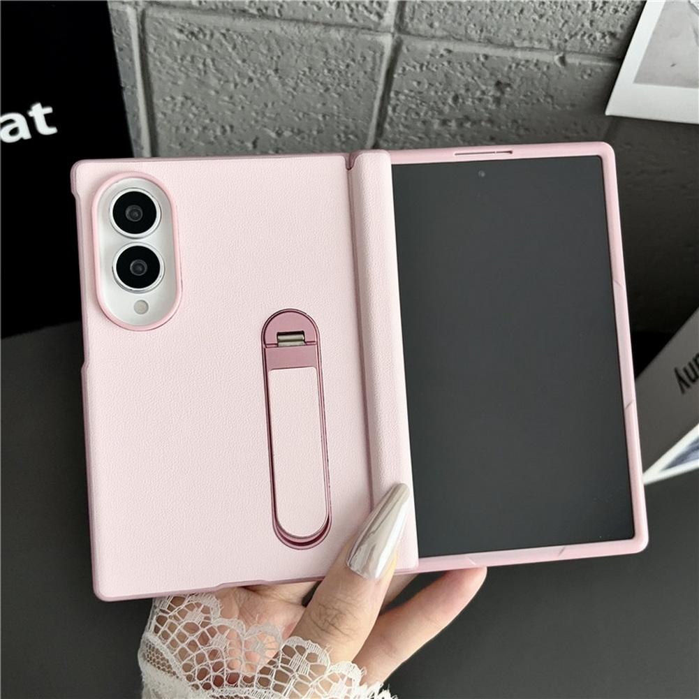 Invisible Stand Holder Magnetic Rotating Phone Case for Samsung Galaxy Z Fold 8 All-inclusive Front Glass Protector Cover