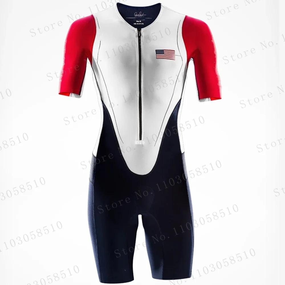 2025 Men's Bicycle Jumpsuit Quick Dry Triathlon Mountain Sportswear Suit Cycling Skinsuit Pro Mtb Riding Bodysuit Ropa Ciclismo