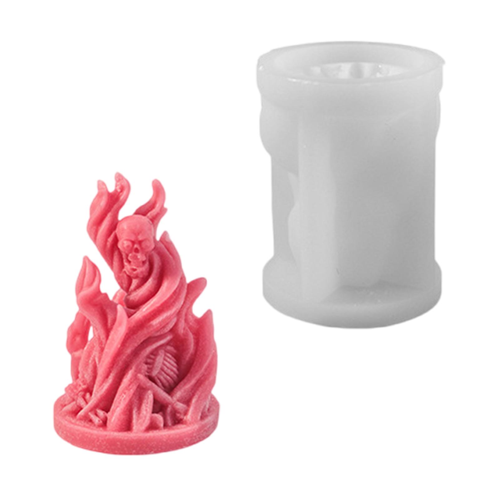 

Многоцелевая серия «Череп на Хэллоуин», стильные формы для свечей, аксессуары для рукоделия, жуткие праздничные украшения