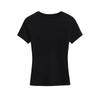 Women's Spicy Crew Neck Solid Color Slim Fit T-Shirt - Summer 2025 Collection