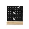 1pc modern minimalist style  creative perpetual calendar  desk calendar  office desktop decoration home decoration