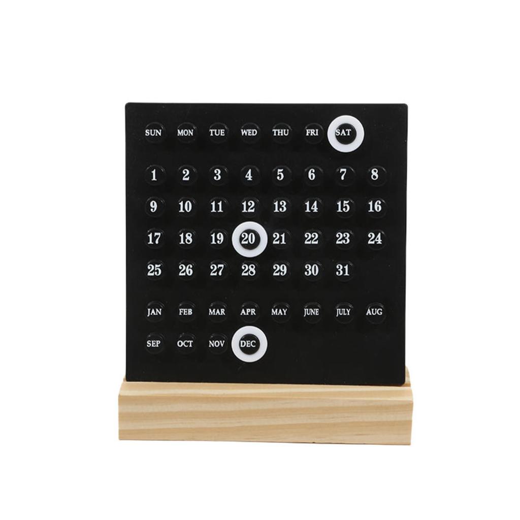 1pc modern minimalist style  creative perpetual calendar  desk calendar  office desktop decoration home decoration
