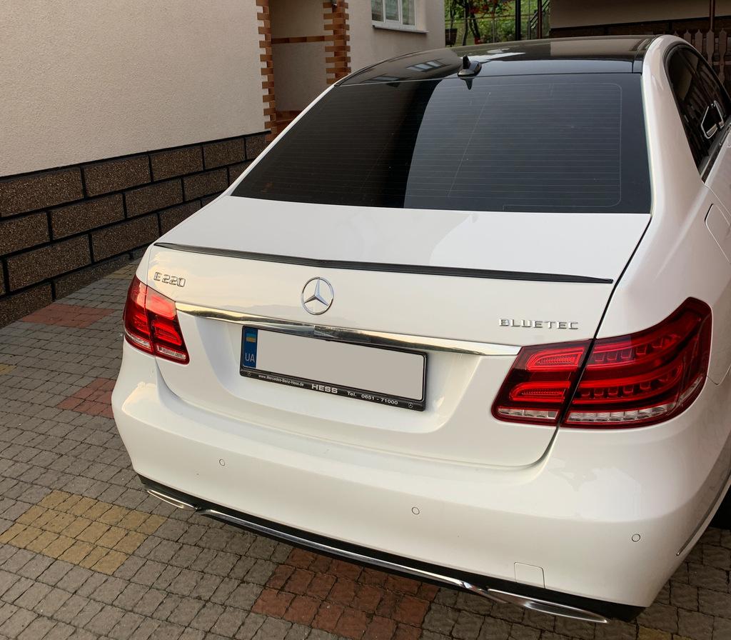 

Спойлер LIP (Sunplex, чорний) (130,5см*5,8см) для Mercedes E-сlass W212 2009-2016 рр.
