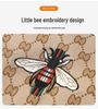2023 Men's Hooded Embroidered Jacket: Little Bee Design, Casual Fashion for Spring & Autumn