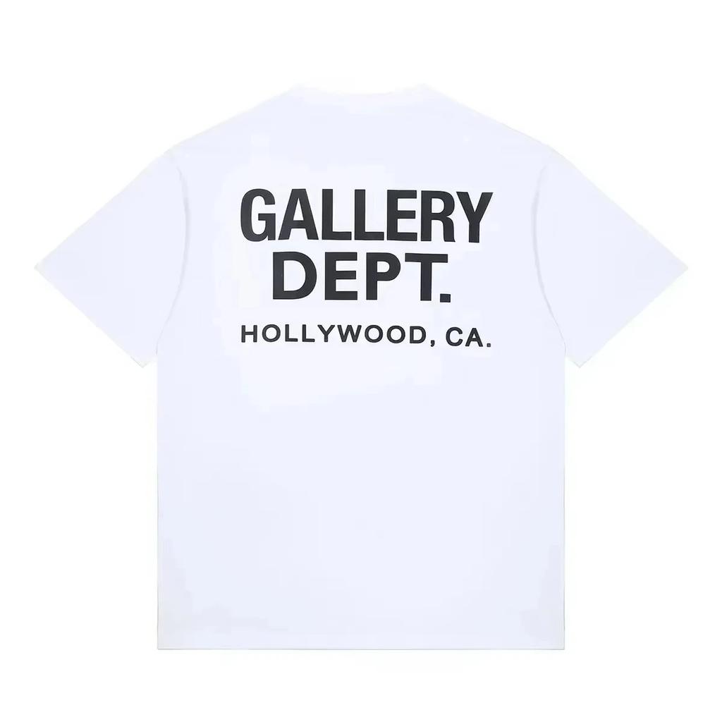 Vintage High Street Tshirt Gallery Dept Printed Shirt Fashion Letter Print Tshirt Casual Oneck Tee Unisex Tee Summer Brand Top