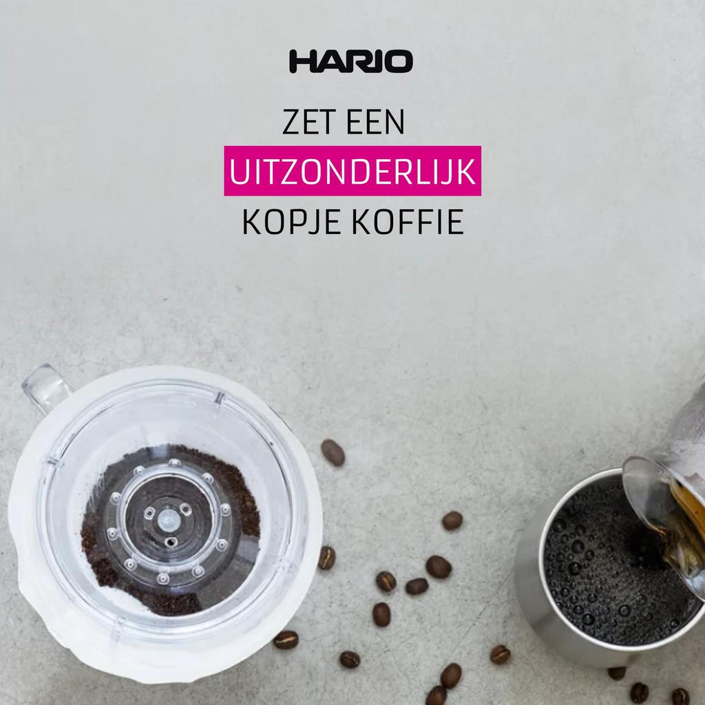 HARIO V60 Transparent Dripper VDR-01-T Clear for 1-2 Cups Hand Drip