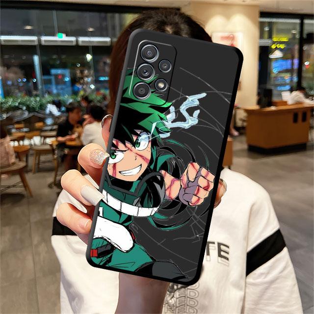 

Черный чехол в стиле аниме «My Hero Academy» для Huawei P30 Lite P50 Pro P20 Lite P10 P30 Pro P40 Lite EP Smart Z P10 Lite, сумка Huawei P10