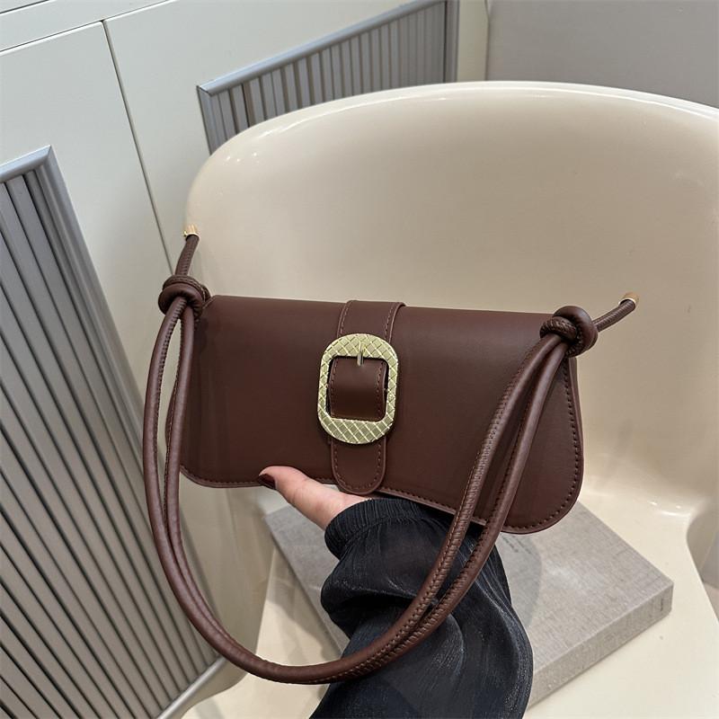 Chic Versatile Shoulder And Crossbody Bag For Women In Elegant Black White And Khaki