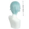 Mint Blue Anti-upturned Short Hair Synthetic Wig | Animated KPop Demon Hunters Figure Babe Cosplay Wig