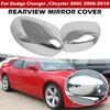 For Dodge Charger Magnum Chrysler 300/300C 2005-2010 Car Sticker Rearview Side Mirror Cover Wing Cap Exterior Door Case Trim
