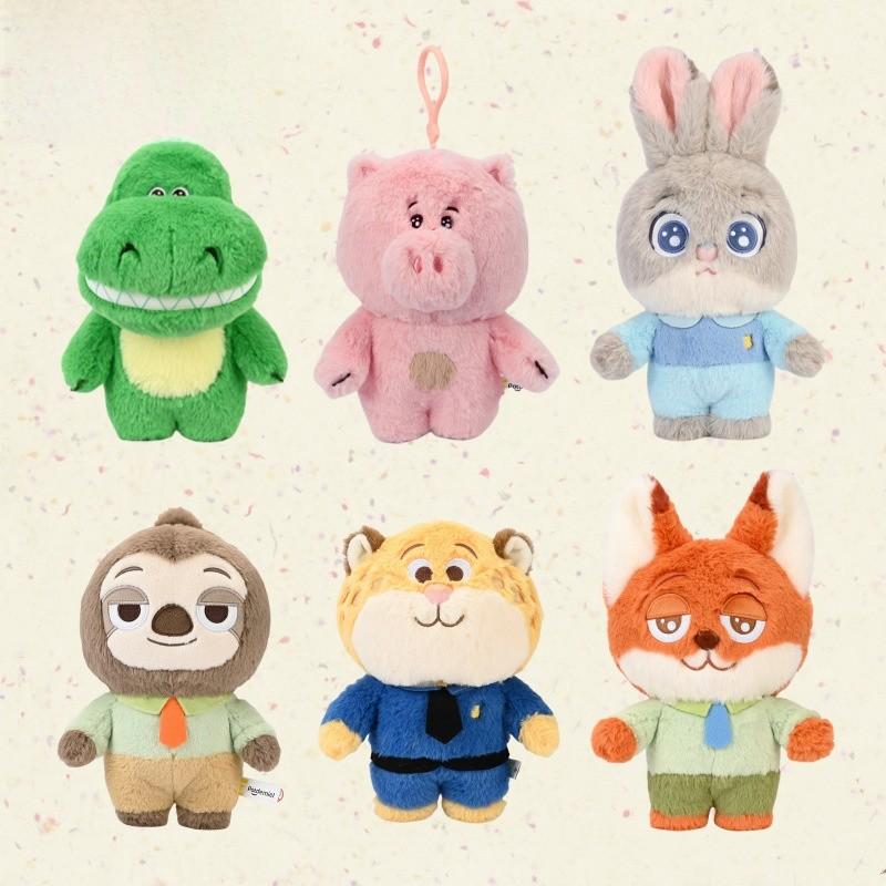 Zootopia Stitch Lilo Judy Hopps Plush Figure Short Cotton Children Decor Bedroom