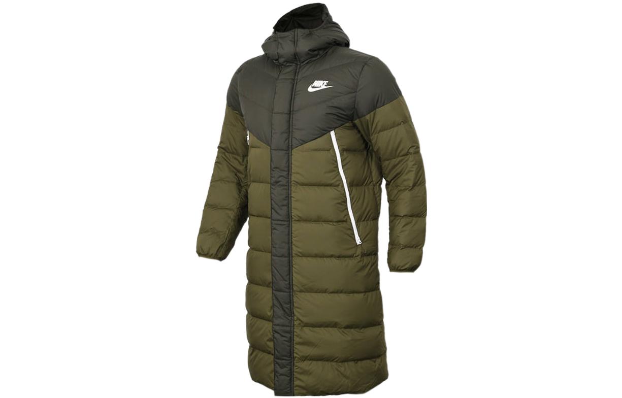 Nike Down Jackets Men s Green Hooded Thickened Other AA8854-355 XXL