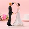 Resin Bride Groom Cake Topper Decoration Doll Western-style Wedding Cake Topper Handmade Painted For Wedding Party Supplies