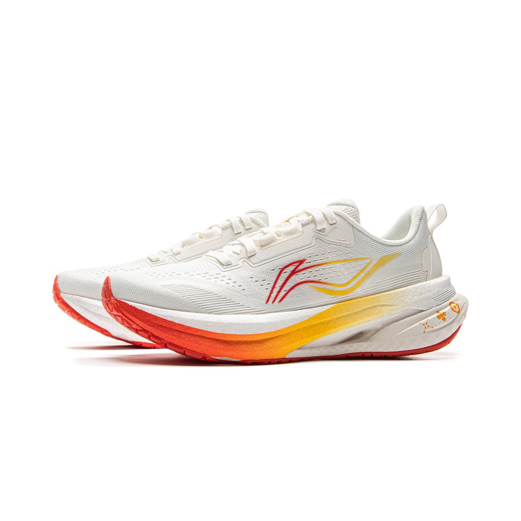 New LINING Wugui 5S 5.0 Running Shoes Women's Low top Mist White ARSV022-8