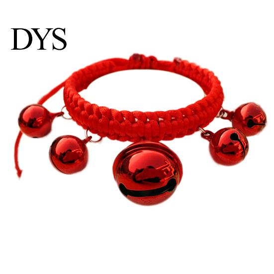 Cute Fashion Adjustable Nylon Dog Puppy Big Bells Collar Necklace Pet Supply