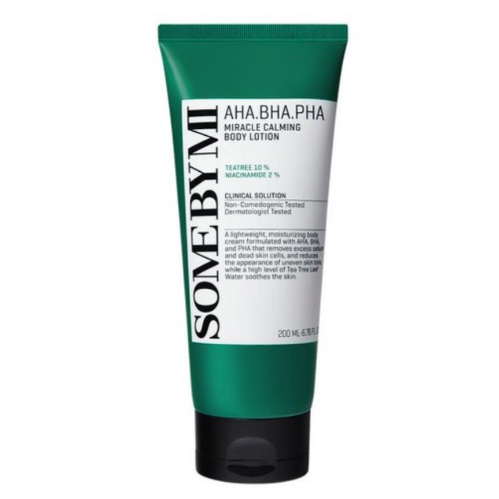 SOME BY MI AHA BHA PHA Miracle Calming Body Lotion with Rosemary Leaf Oil Soothing & Exfoliating 200ml