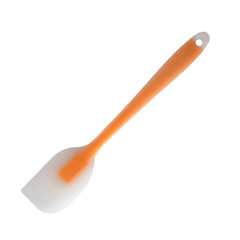1Pc Small Non Stick Butter Spatula Translucent Silicone Cream Baking Scraper