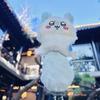 Cute Flying Squirrel Plush Doll Keychain With Bead Chain Kawaii Bag Pendant For Girls Heart Shaped Charm Accessory