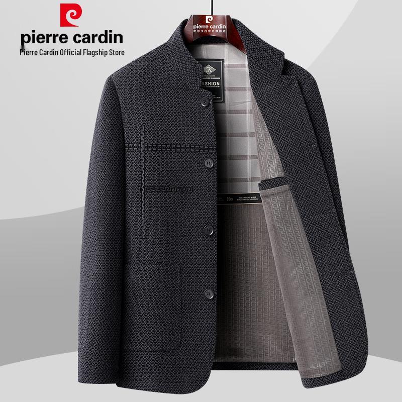 

Pierre Cardin Men s Business Casual Stand Collar Jacket 4XL