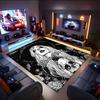 1PC Custom Name Dark Gothic Elegance Theme Floor Mat Ideal for Living Room, Game Rooms, Office, Bedroom,Floor Mat Playful Design