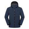 Unisex Fleece-Lined Windproof Waterproof Softshell Hooded Jacket for Outdoor Camp & Hike