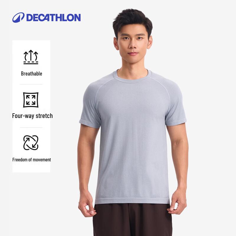 Decathlon Men s Seamless Breathable Training T-Shirt XL