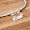 10Pcs White Adjustable Cable Clip, Adhesive Installation Without Drilling, Non-marking Disassembly, Can Organize TV/computer/network Cable