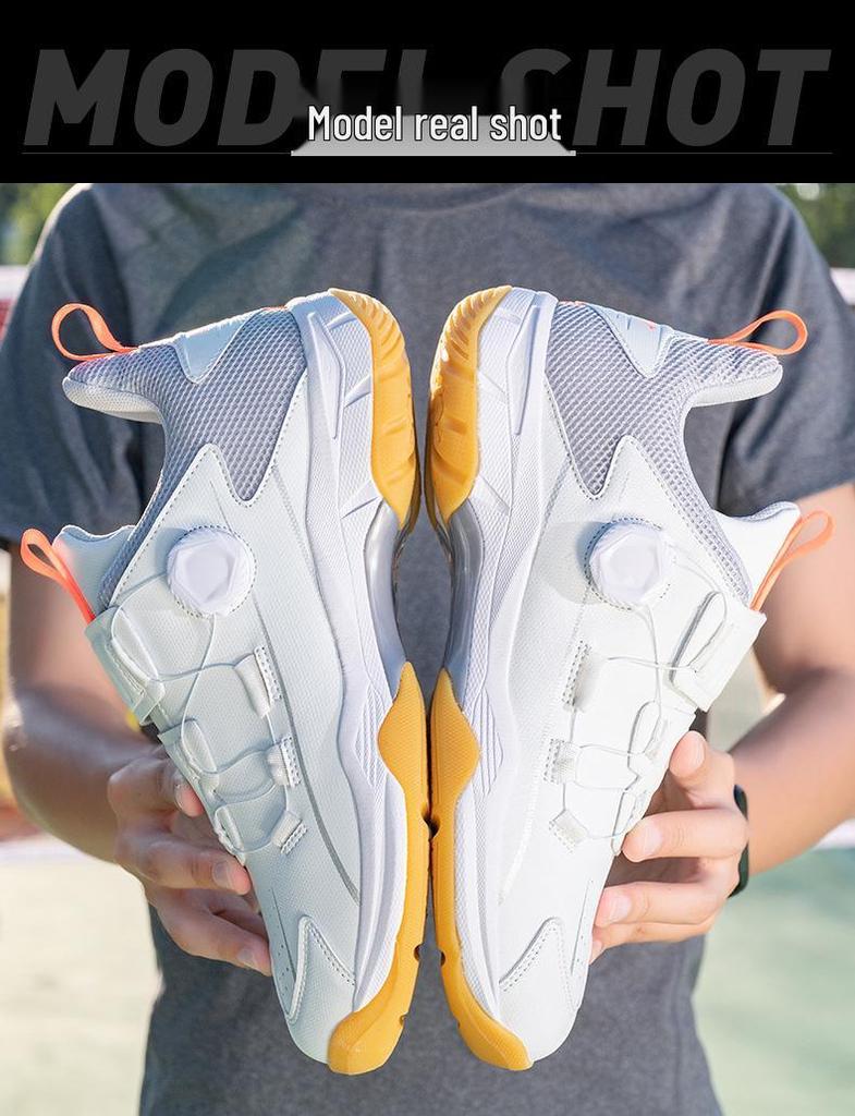 Men's and Women's Anti-Slip Sports Shoes for Volleyball, Badminton, Table Tennis, and Tennis